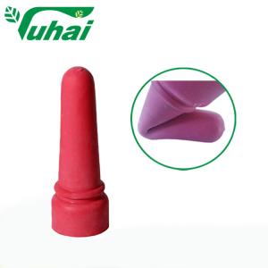 China 4x4mm Animal Feeding Teats Nature Rubber Animal Nipple For Goat Feeding wholesale