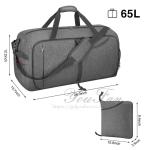 Foldable Travel Duffel Bags , Mens Weekend Travel Bag With Shoe Compartment