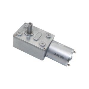 China Metal High Torque DC Worm Gear Motors 12 Volt 150 RPM ROSH Approved wholesale