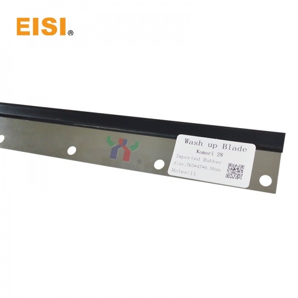 Anti Corrosion Komori L28 Wash Up Blade 765X47X0.50mm 11 Holes