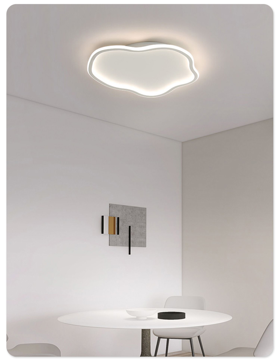 LED Chandeliers with RC Dimmable Ceiling Lamps Modern Lighting(WH-MA-207)
