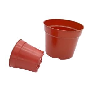 China Wholesale PP hard Plastic flower pots plastic plant pot wholesale