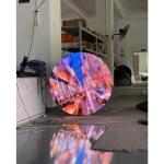 Commercial 5500cd Outdoor Logo Sign Logo Flexible Led Screen Panel Display Round