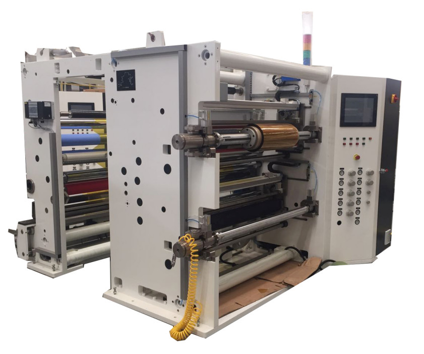 1000mm 500m/Min 60Hz Slitter Rewinder Machine , Jumbo Roll Slitter Rewinder