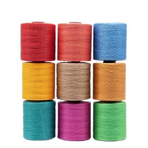 China 240 Colors Boho Customized Polyester Wax Bonded Braided Thread 1.0mm for Leather Sewing wholesale