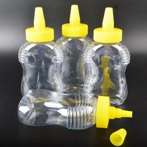 China Sharp Nipple Mouth Plastic Honey Bottle Food Grade Pet Transparent Material wholesale