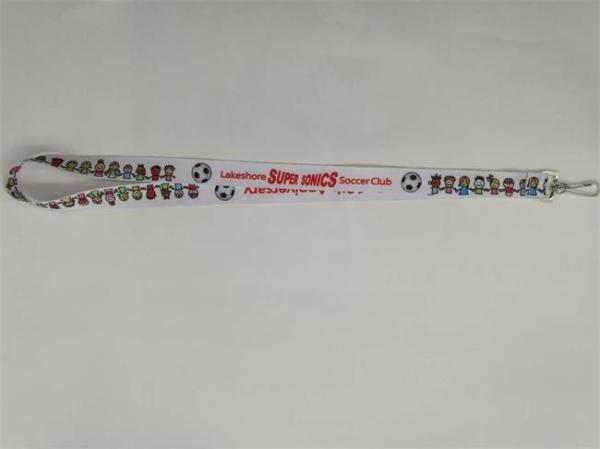 Nice Heat Transfer Printing Dye Sublimated Lanyards , Custom Polyester Lanyards