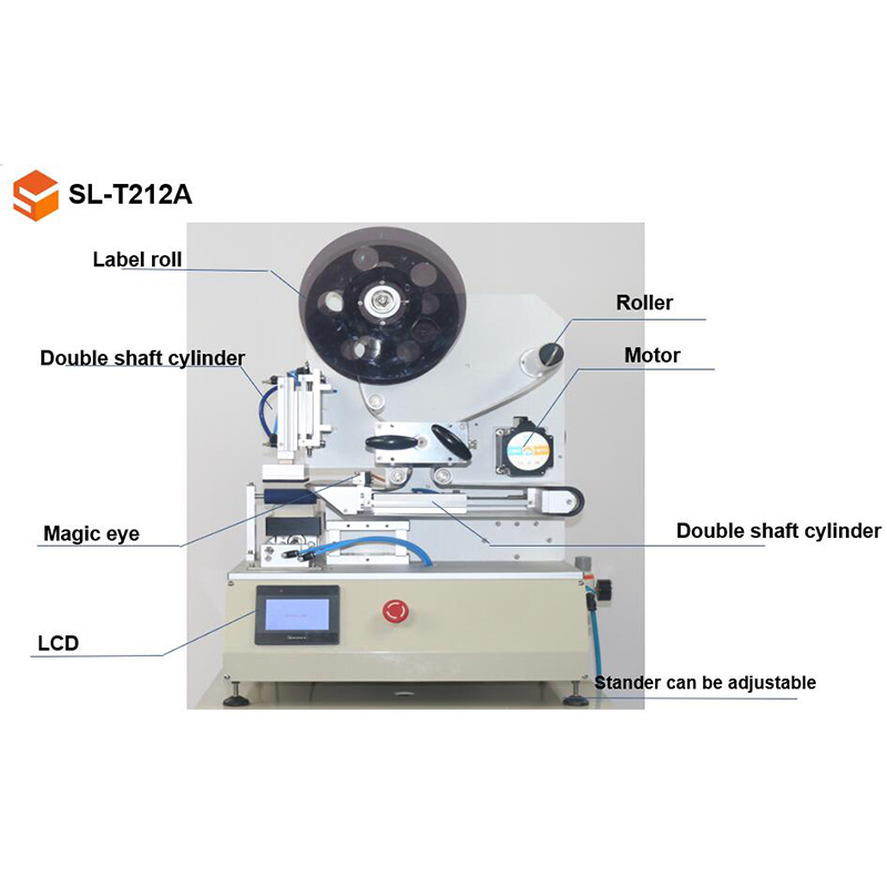 Semi-automatic Desktop Jig Labeling Machine for Manual Stickers High Accuracy Type