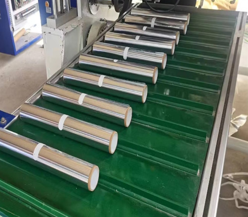 Max Mechanical Speed 350m/min Automatic Aluminum House Foil Rewinding Machine