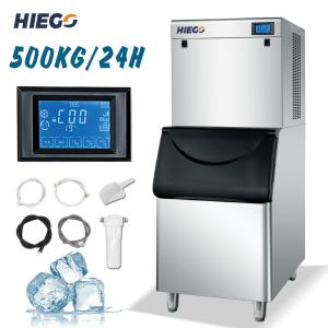 China 500Kg Cube Maker Industrial Ice Cube Making Machine For Fish Fresh Keeping wholesale