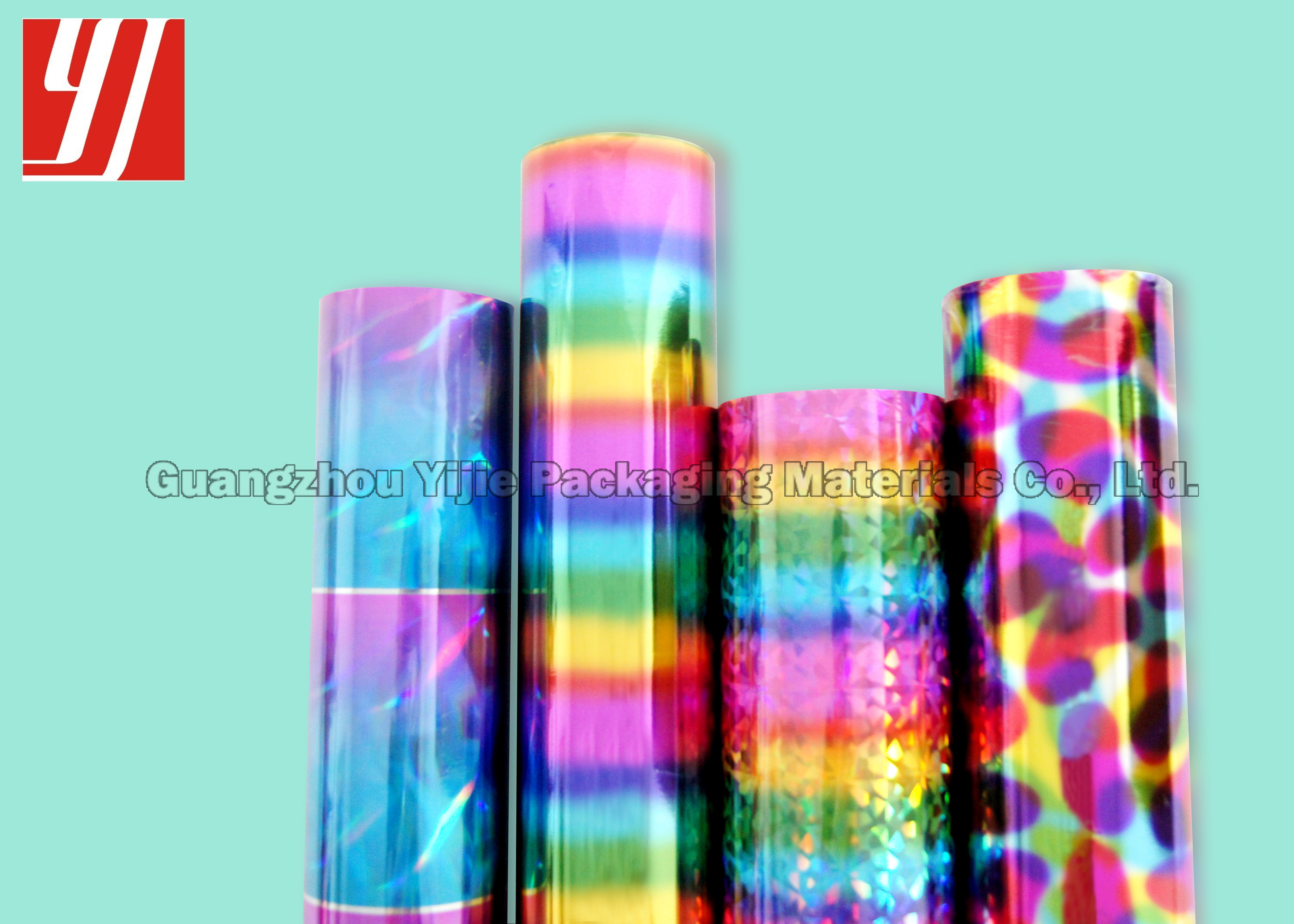 0.64m*120m Holographic Hot Stamping Foil For Book Wraps Clear Labels Media Covers