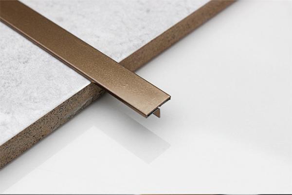 10mm Height 201 Stainless Steel Floor Edge Trim Strips ODM For Wall Decoration