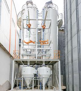 China Dia 10m Material Silo With Manhole Steel Flour Silo For Bakery wholesale