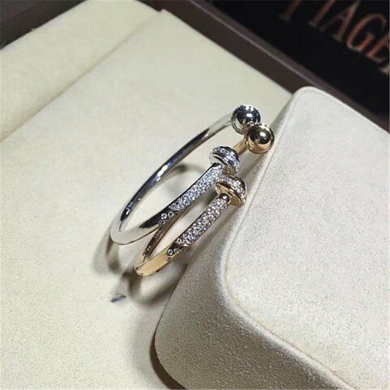 Luxury jewe factory bracelet gold diamond 18k gold white gold yellow gold rose gold diamond bracelet