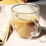 Printed Double Wall Cappuccino Cups Insulated Glassware 150ml