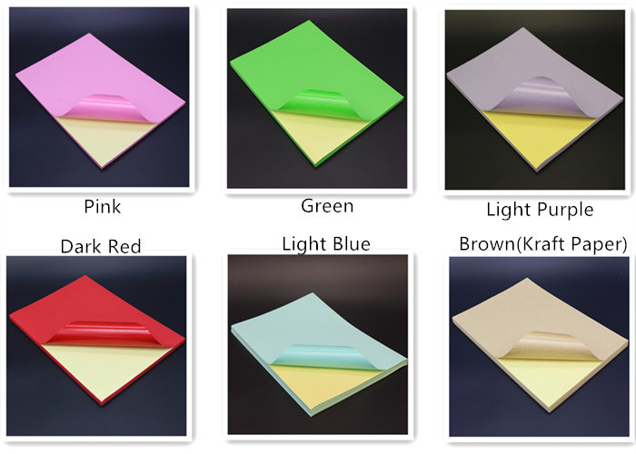 Inside Cutting Adhesive Tag Paper Matte Sticker Blank A4