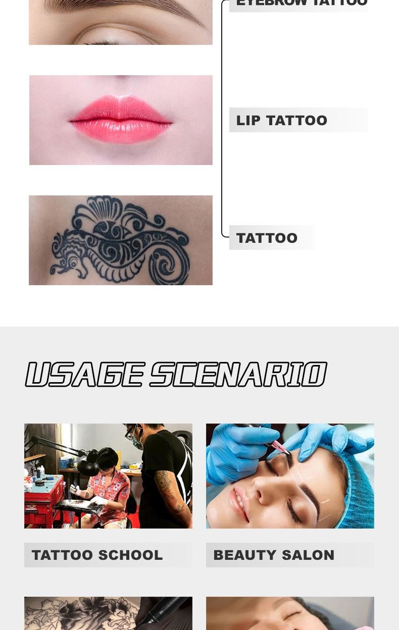 5F Tattoo Machine Needle Tattoo Pen Permanent Makeup Needle Cartridges