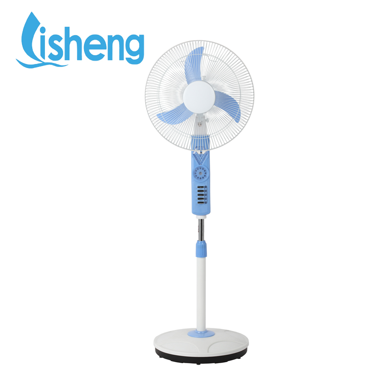 Classic 16" Rechargeable Solar Fan Remote Control With LED Light