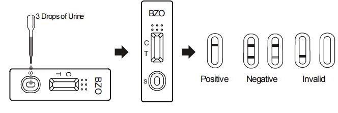 Professional Benz/odiazepines BZO Urine Test 10T to 50T Drug Abuse Test Kit