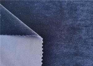 China Warp Knitted Stretch Velour Fabric Shrink Resistant For Garment wholesale