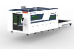 50mm Enclosed 4000mm Laser Cutting Machine For Steel Plate