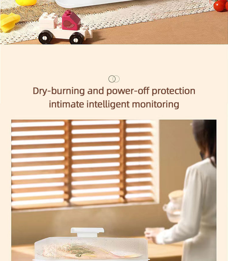 Factory Directly Smart Egg Boiler Food Steamer Multi-functional Home Use Egg Cooker Steamer Pot