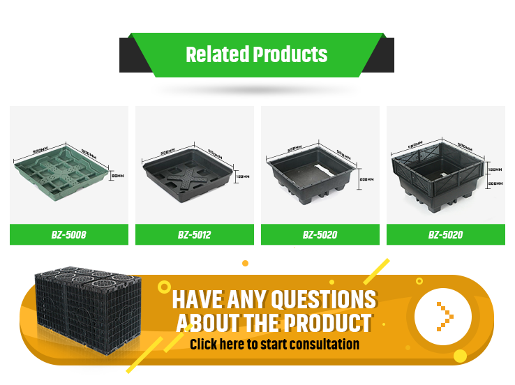 Green Roof Tray System For Roof Greening Decorative Garden Flower Pot