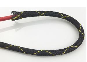 China Abrasion Resistant Braided Electrical Sleeving , High Temperature Braided Sleeving wholesale