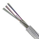 12 24 36 48 72 Core OPGW Cable Aeirlal Fiber Optic Cable Overhead Ground Optical