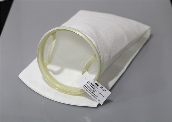 180 Micron Felt Liquid Filter Bag Quick Assembly Needle Punched Large Flow