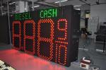 8 Level Auto Dimming Petrol Oil Led Price Sign 60 Inch Gas Station Boards
