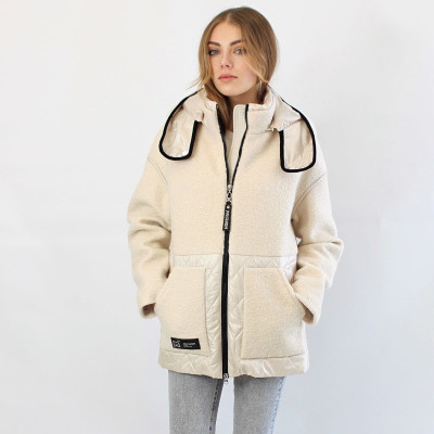 FODARLLOY Ladies Warm Hooded Cotton-padded New Collection Clothes Slim Long Down