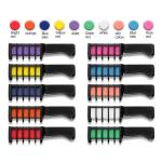 Kids Safe Hair Chalk Comb Set Washable Hair Dye Chalk for Temporary Hair Color