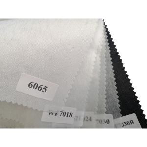China 50% Polyester 50% Nylon Fusible Interlining Iron for GAOXIN 6018 Fashion Garment wholesale