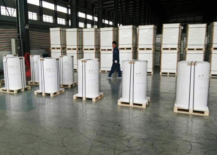 white brown Stone Paper and Stone Paperboard for printing degradable