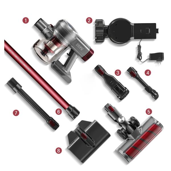 Li Ion Powerful Cordless Vacuum Cleaner , Lightweight Stick Vacuum Cleaner