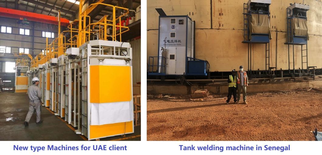 Tank Horizontal Seam Welding Machine with Side Welding Double Forming