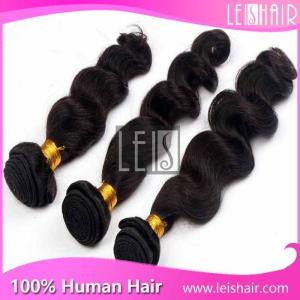 China large stock virgin indian loose wave hair wholesale