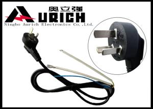 China Right Angle 10A 250V 3 Pin Appliance Extension Cord For Refrigerator Chinese Standard wholesale