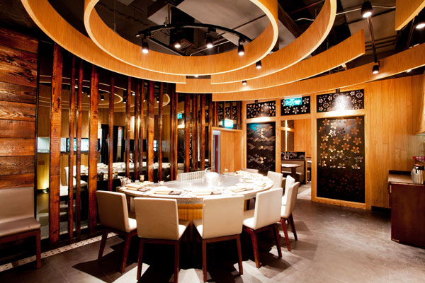 Standard Japanese Semi-circle Teppanyaki Grill Table