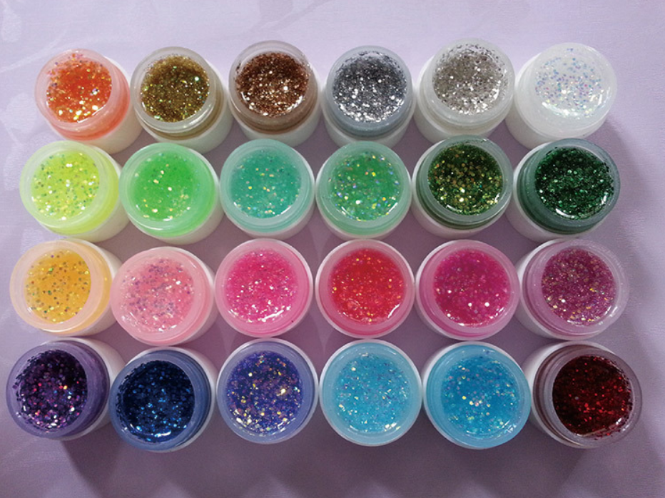 Graduation Occasion 24 Colors UV Gel Nail Art Tool Kits Sets with Light Nail Polish Gel and Phototherapy Nail Special