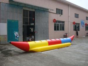 China 6.9ml Inflatable Banana Boat Water Games With 8 Seats , Inflatable Water Games wholesale