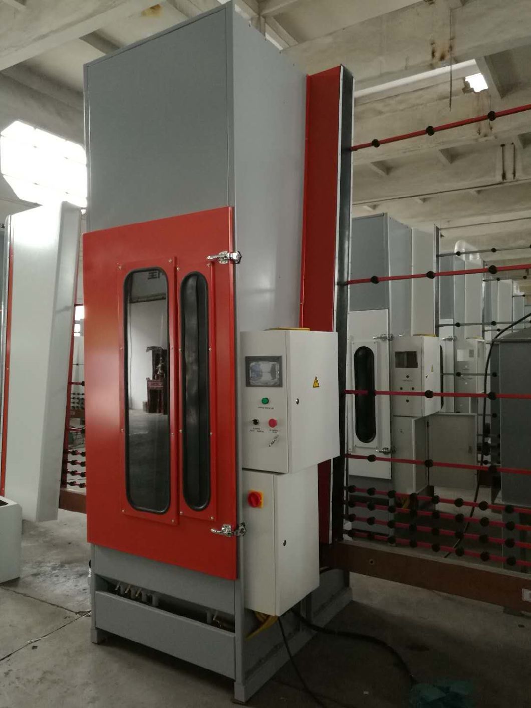 Mirror Surface /Glass Coating Sandblasting Processing Machine