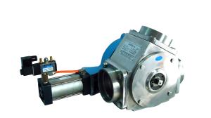 China stainless steel 304 plug diverter valve Chrome coated plug diverter valve 304/316L pneumatic actuator wholesale