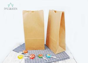 China Printed Personalised Greaseproof Paper Bags Oil Resistant Natural Look on sale