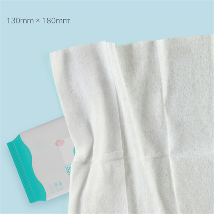 Natural Care Non-woven Baby Wipes with Plastic Lid and Pure Water Organic Bamboo