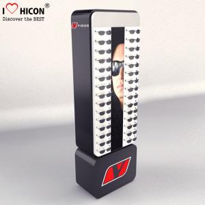 China Black Sunglasses Display Case Freestanding Acrylic Top Sunglass Display Cabinet wholesale