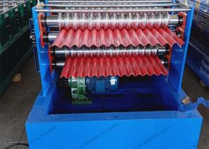 China Automatic 5.5kw Corrugated Roofing Machine Sinus 10 TON Steel Roofing Machine wholesale