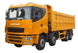 China 8x4 Construction Dump Truck Tipper , Dump Truck Tipper 375hp Power wholesale
