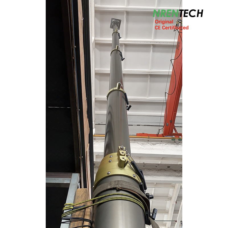 30m lockable pneumatic telescopic mast 300kg payloads-5.5m closed height-for antenna